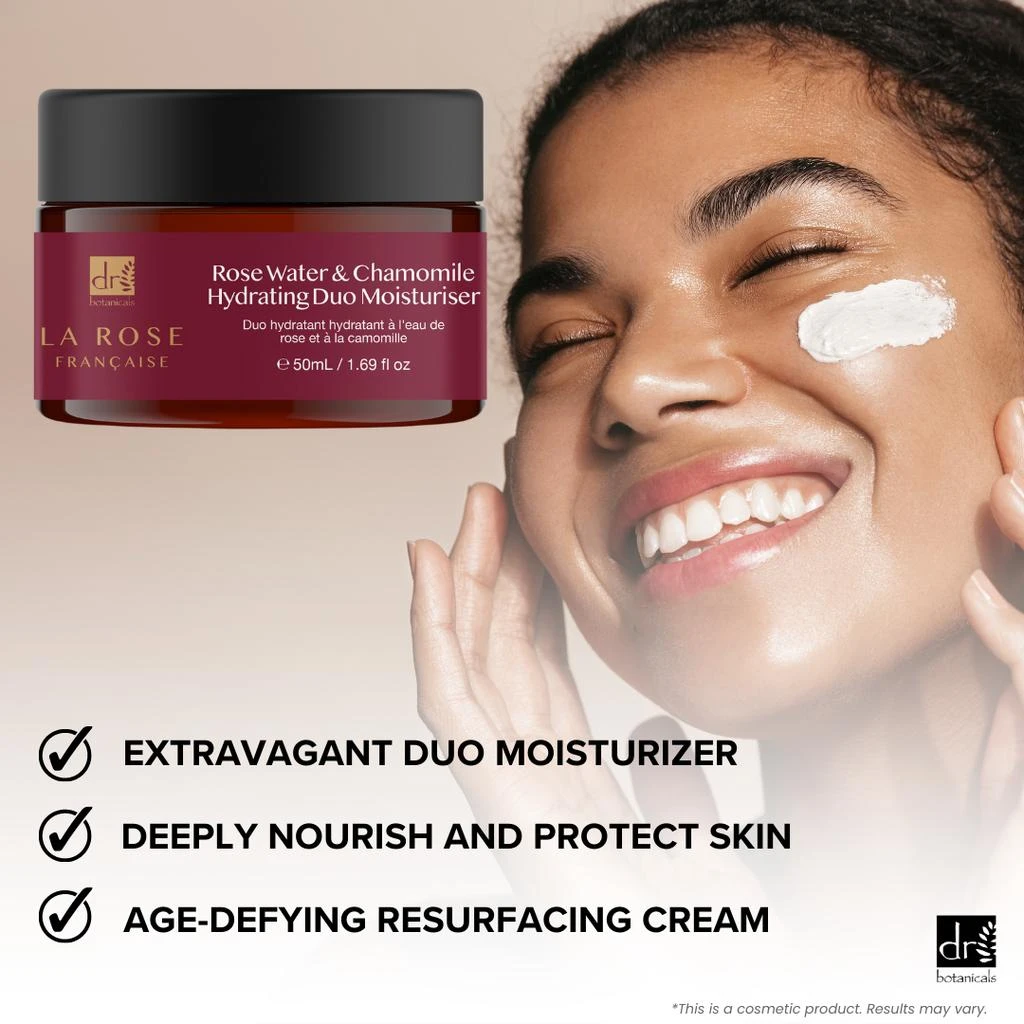 Dr. Botanicals La Rose Française - Duo Day & Night Moisturiser 4