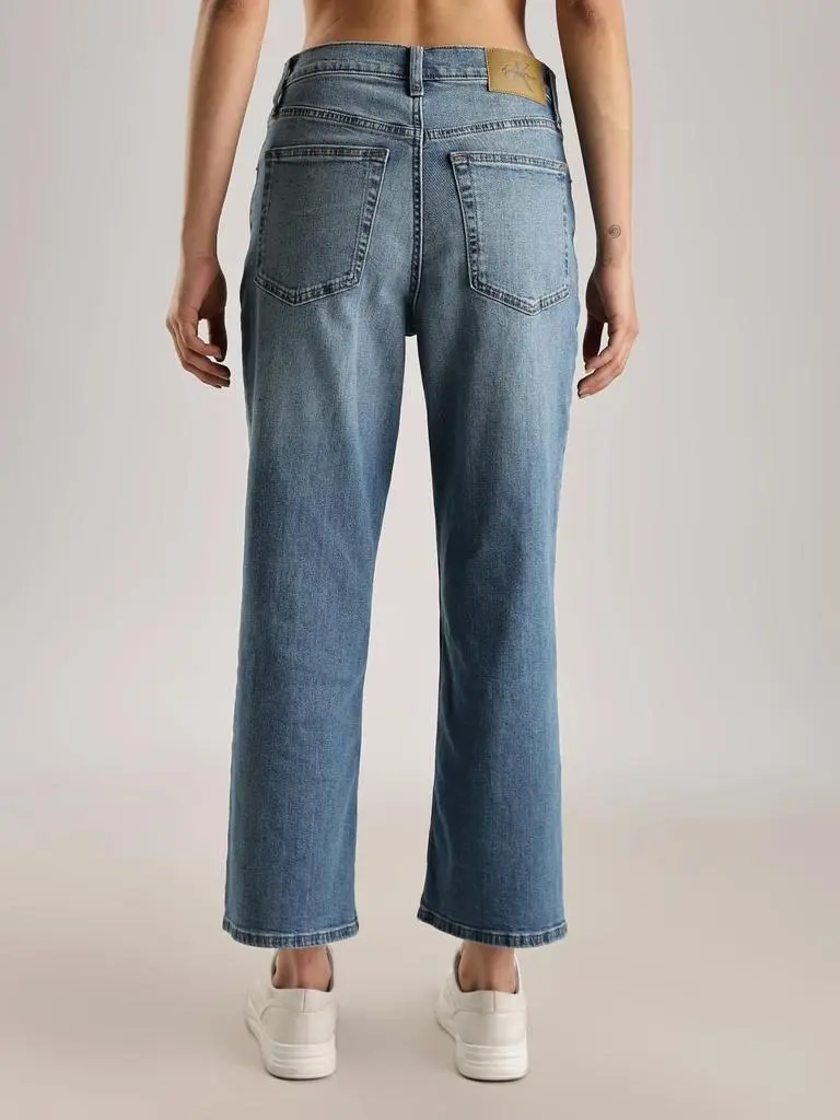 Calvin Klein Calvin Klein Womens High Rise Ankle Bootcut Jeans 4
