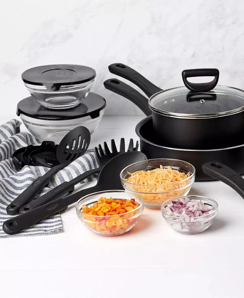 Basic Essentials 32-Pc. Nonstick Aluminum Cookware Set 4