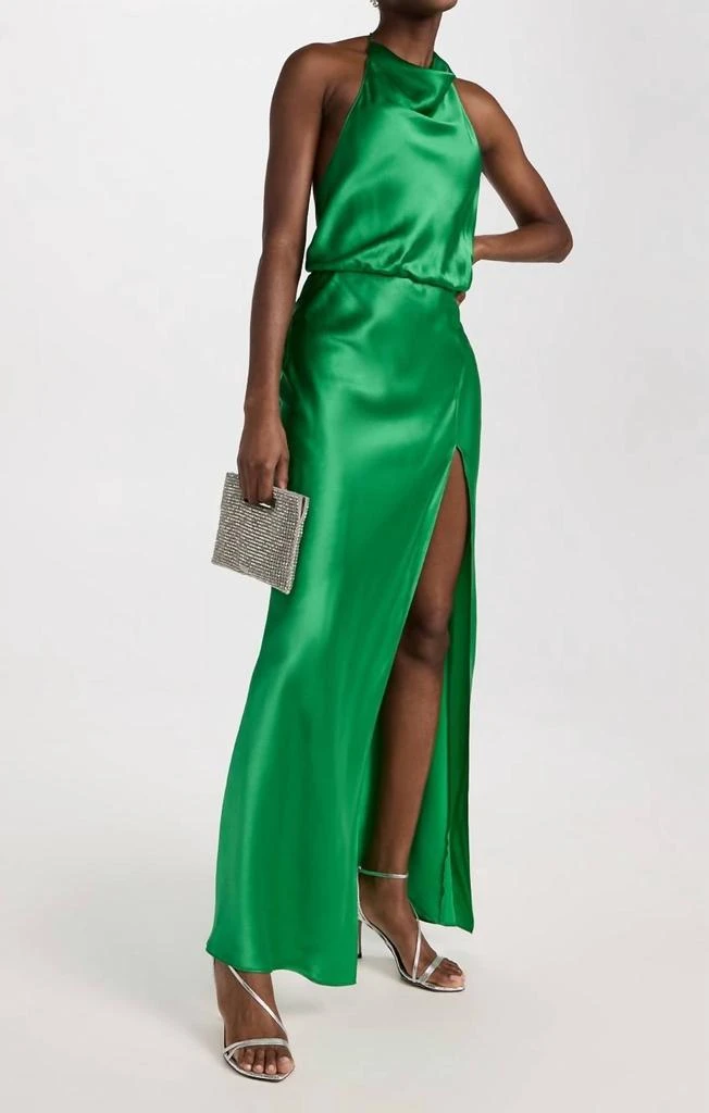 Amanda Uprichard Amanda Uprichard - Aurela Halter Gown Dress 4