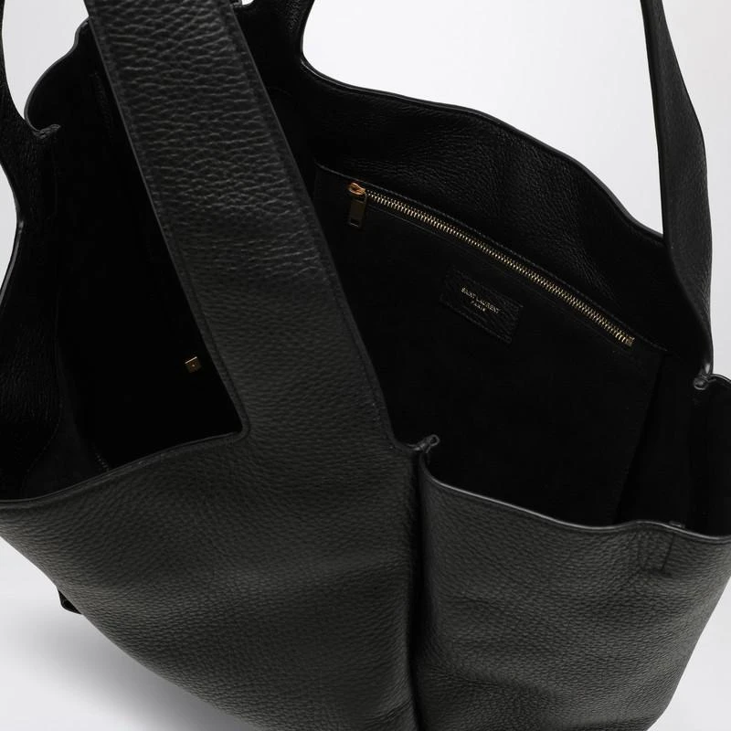 Yves Saint Laurent Bea Le 5 À 7 black leather tote bag 5