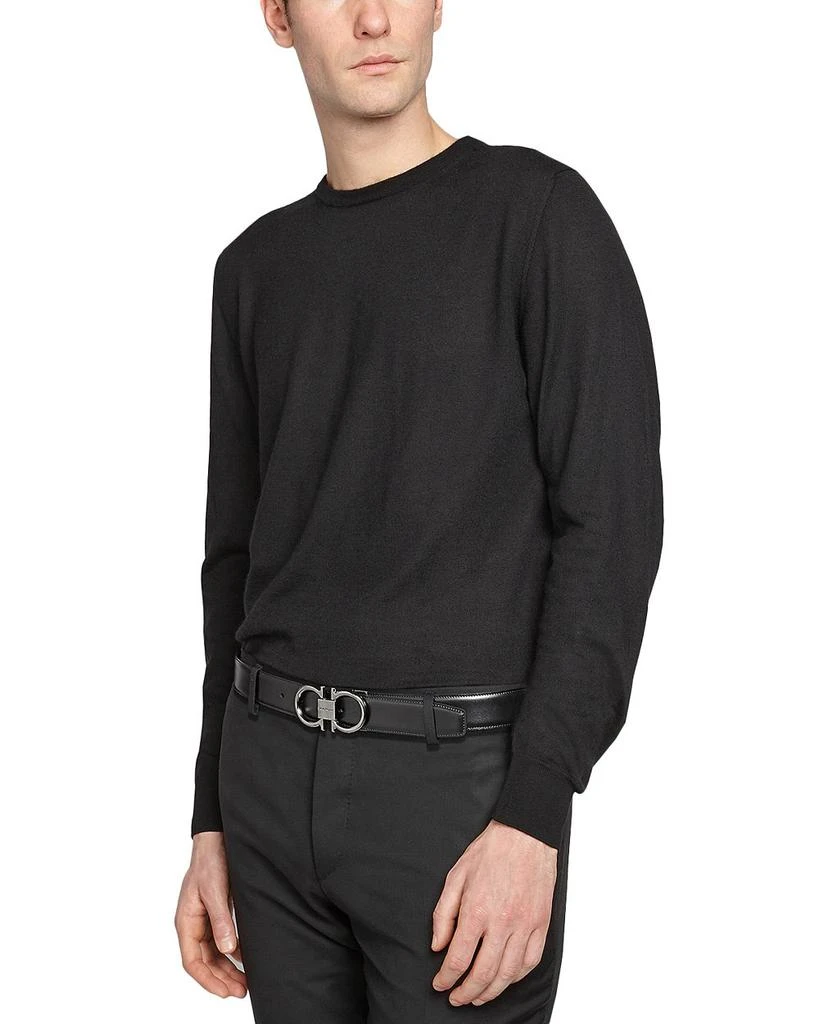 Salvatore Ferragamo Salvatore Men's Double Gancini Paloma Reversible Leather Belt 2