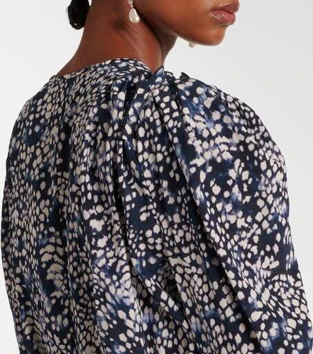 Isabel Marant Zarga printed silk-blend blouse 6
