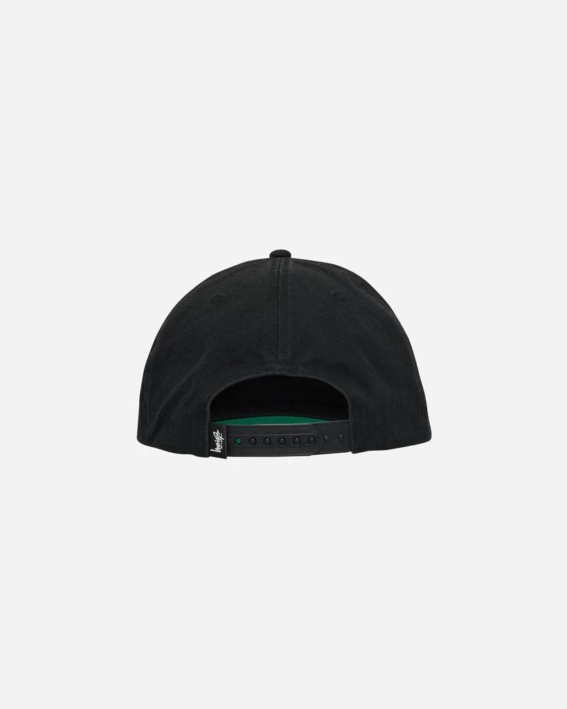 STUSSY Big Stock Snapback Cap Shadow Black 4