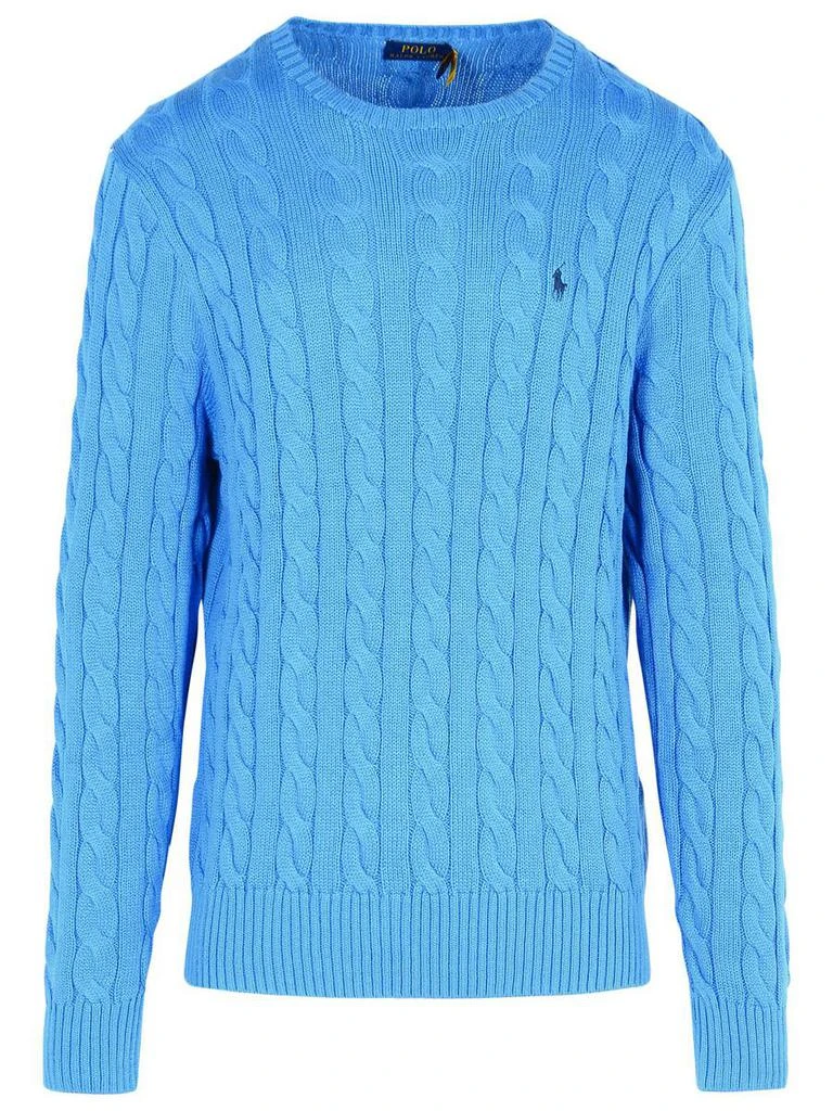 Ralph Lauren Polo Ralph Lauren Light Blue Cotton Sweater 1