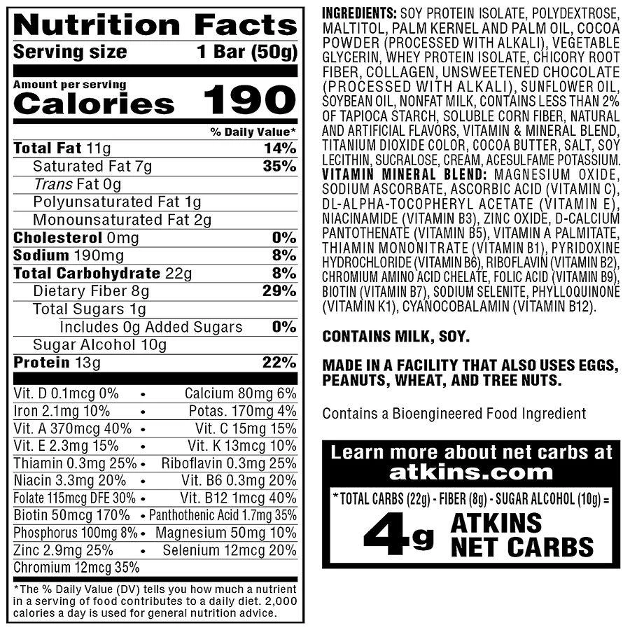 Atkins Meal Bars Cookies 'n' Creme 4