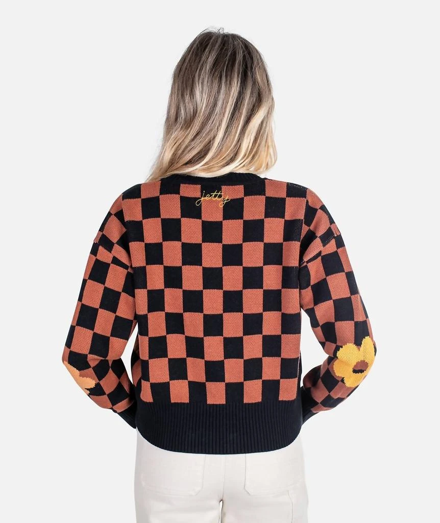 Jetty Crescent Sweater In Brown 3