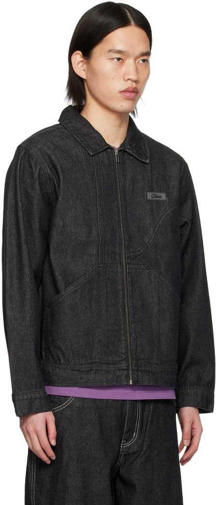 Dime Black Patch Denim Jacket 2