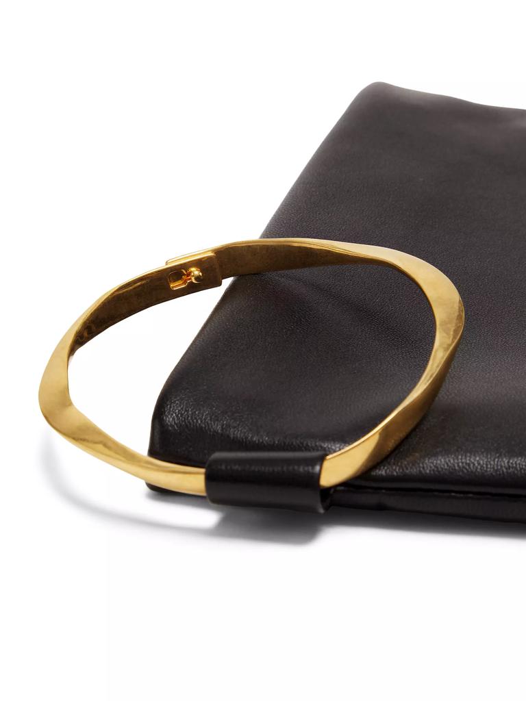 VIP価格★The Row★Bracelet Geo レザークラッチバッグ The Row Geo Leather Bracelet Clutch - Tote Bags - Free