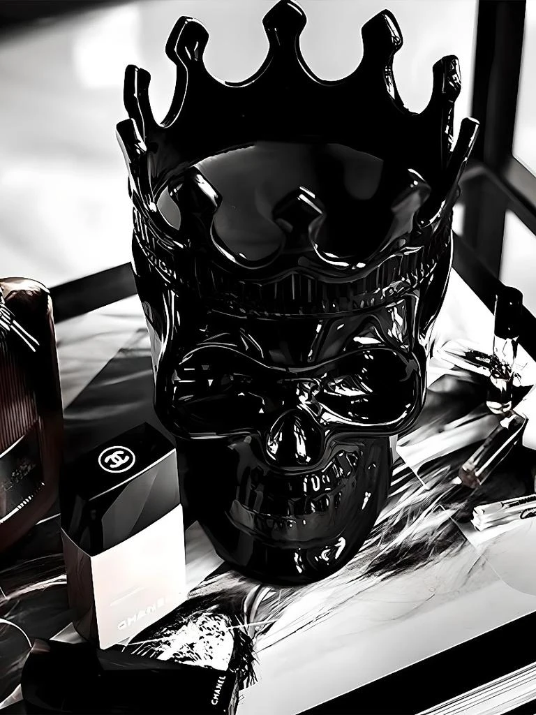 Thompson Ferrier Secret Sucré Black Dantés Skull Candle 2