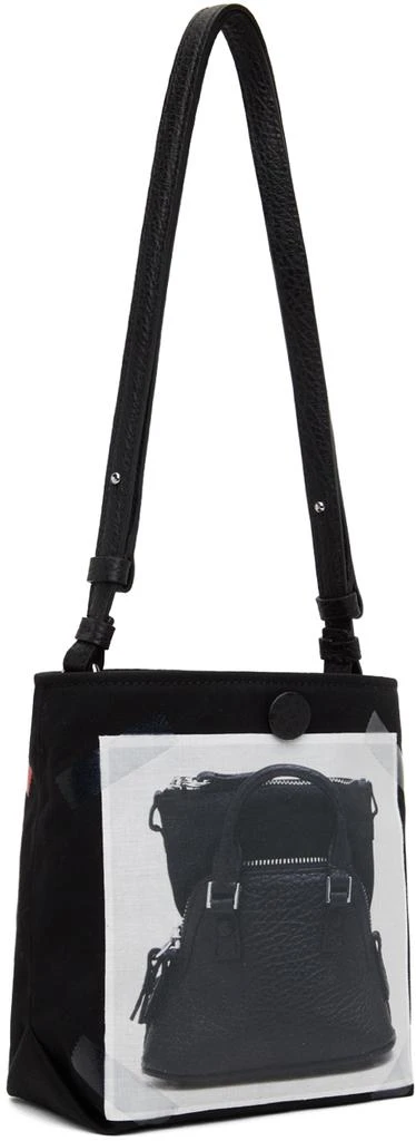 MAISON MARGIELA Black Trompe L'oeil 5AC Baby Tote 3