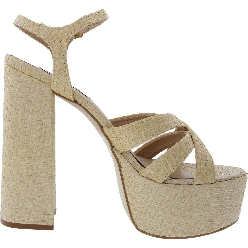 Steve Madden Quinlyn Womens Buckle Platform Sandals 3