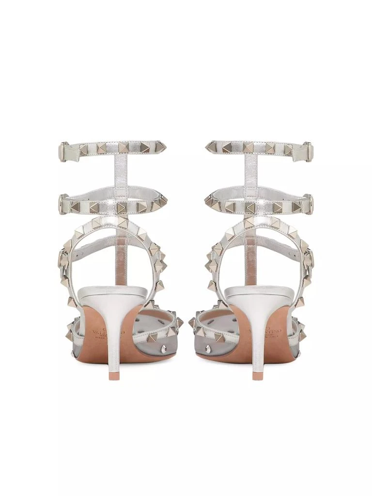 Valentino Rockstud Mesh Pumps with Crystals and Straps 65MM 3