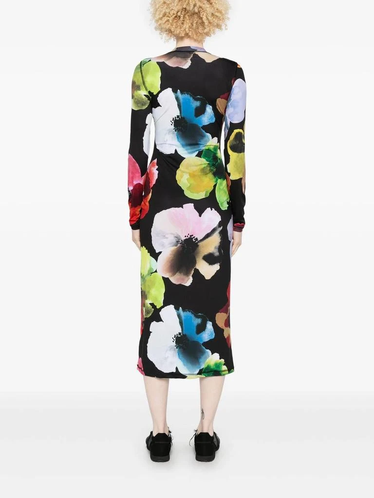 chinese dress ladies Tuck Sleeve Tunic Dress in Wallpaper | Stine Goya main image 1