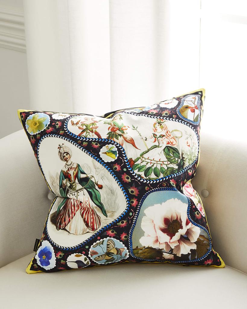 Christian Lacroix Le Jardin Feerique Cushion, 22" Square