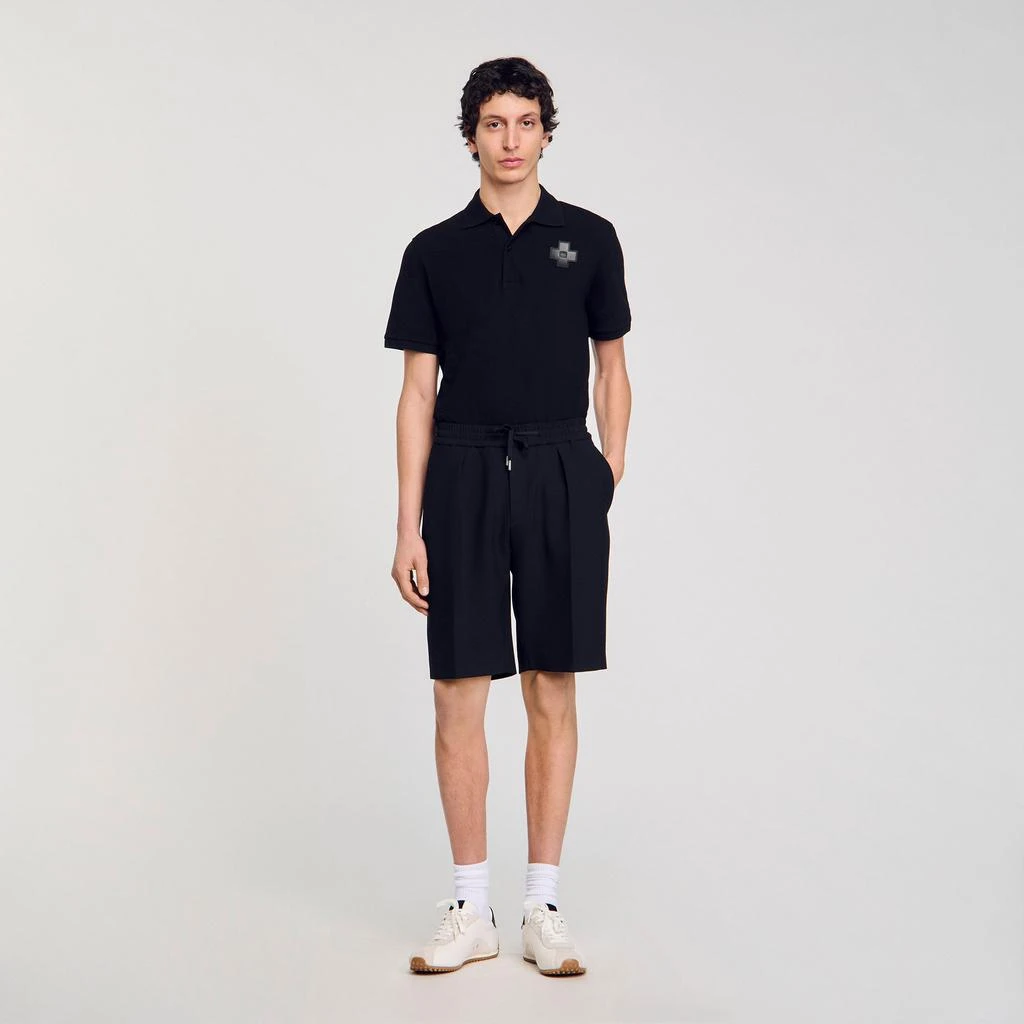 Sandro Jersey Bermuda shorts 1