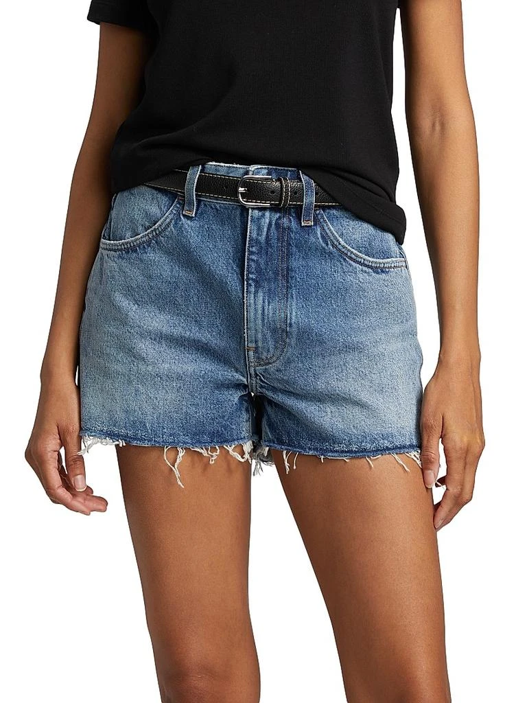 BLK DNM Raw-Edge Jean Shorts 3