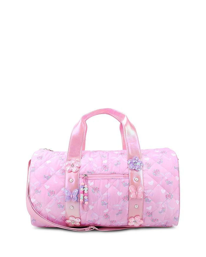 OMG! Accessories Girls
 Bow Quilted Large Duffel Bag