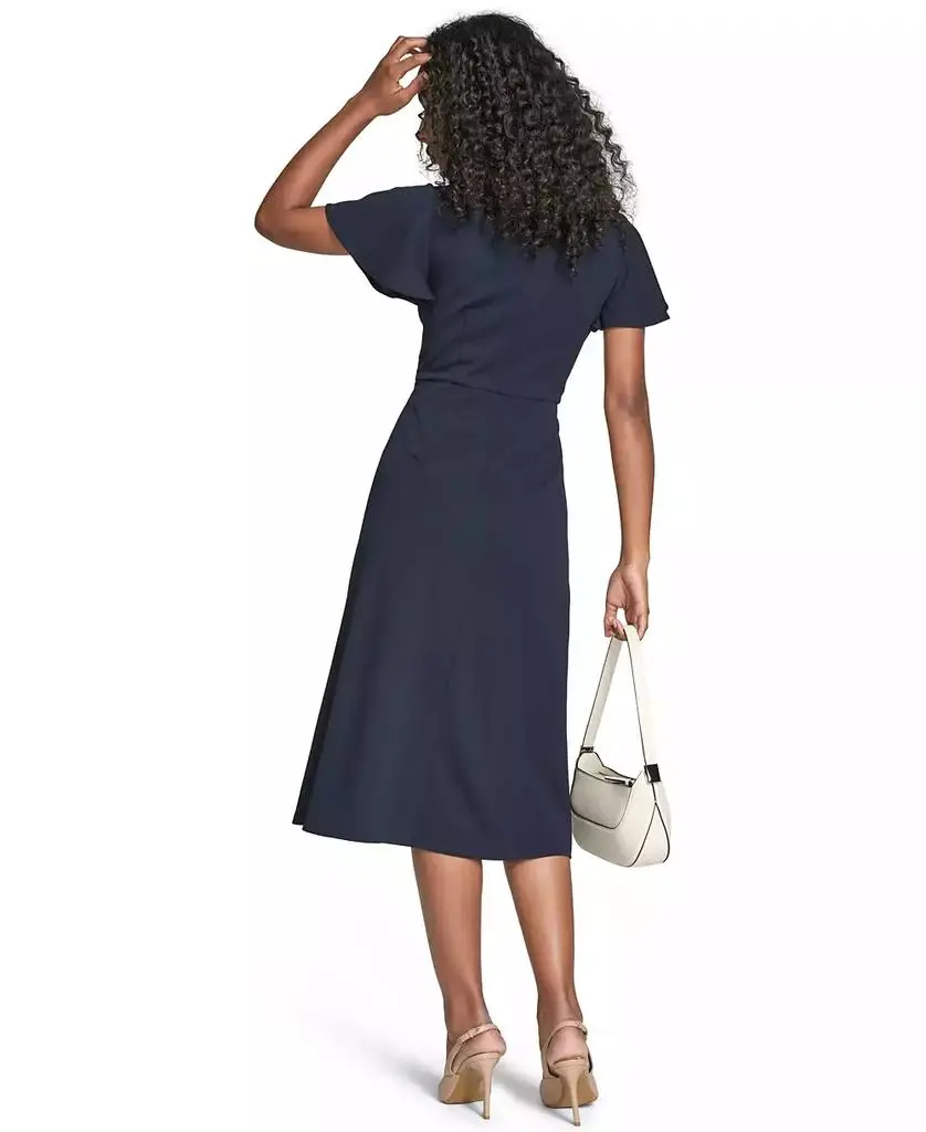 Calvin Klein Women's Flutter Sleeve Midi Dress 4