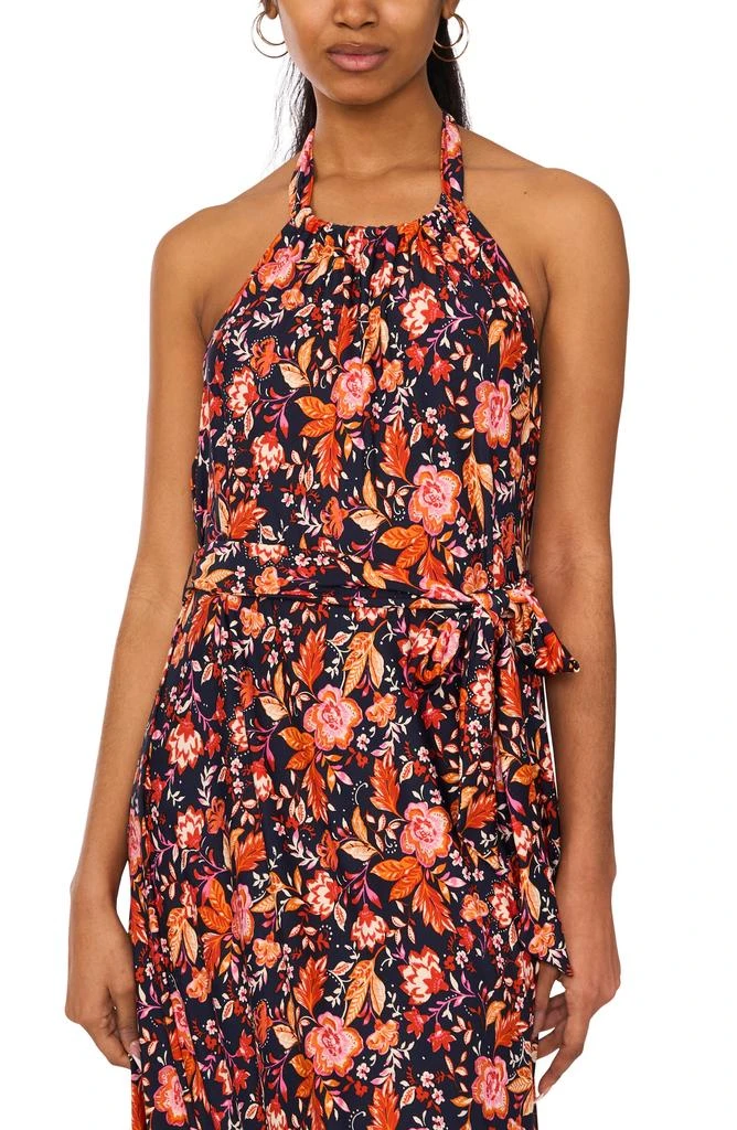 Halogen Tie Waist Halter Maxi Dress 3