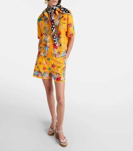 Dolce 
Gabbana Capri printed cotton shirt 2