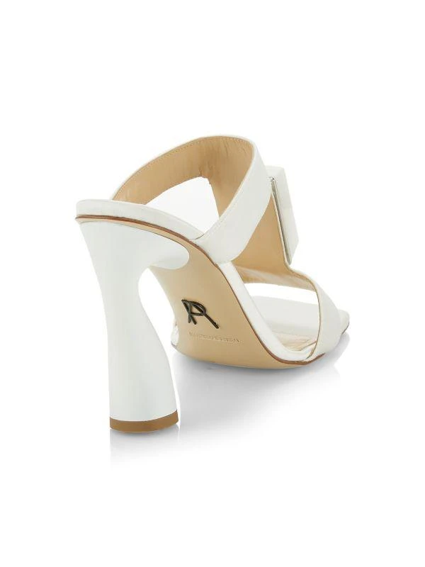Paul Andrew 95MM Cube Satin Sandals 3