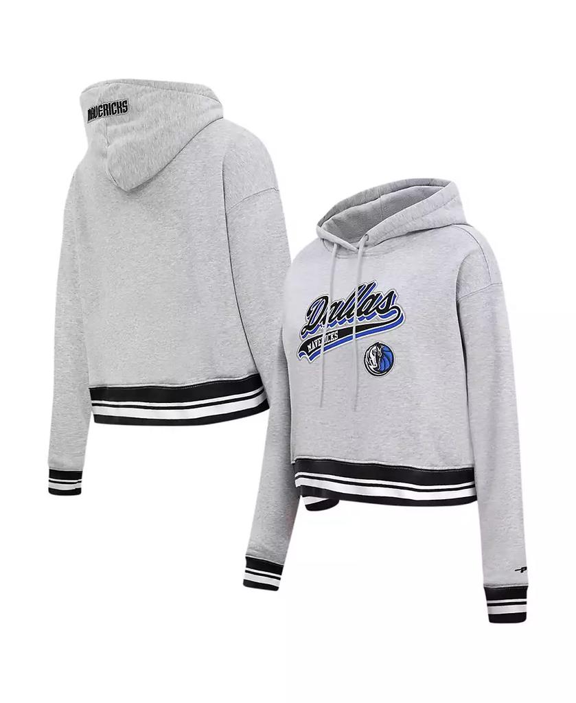 売れ筋商品|||プロスタンダード カットソー トップス レディース Women's Heather Gray Nebraska Huskers Script Tail Fleece Cropped Pullover Hoodie Heather Gray Nebraska Huskers Pro Standard Women's Script Tail Fleece