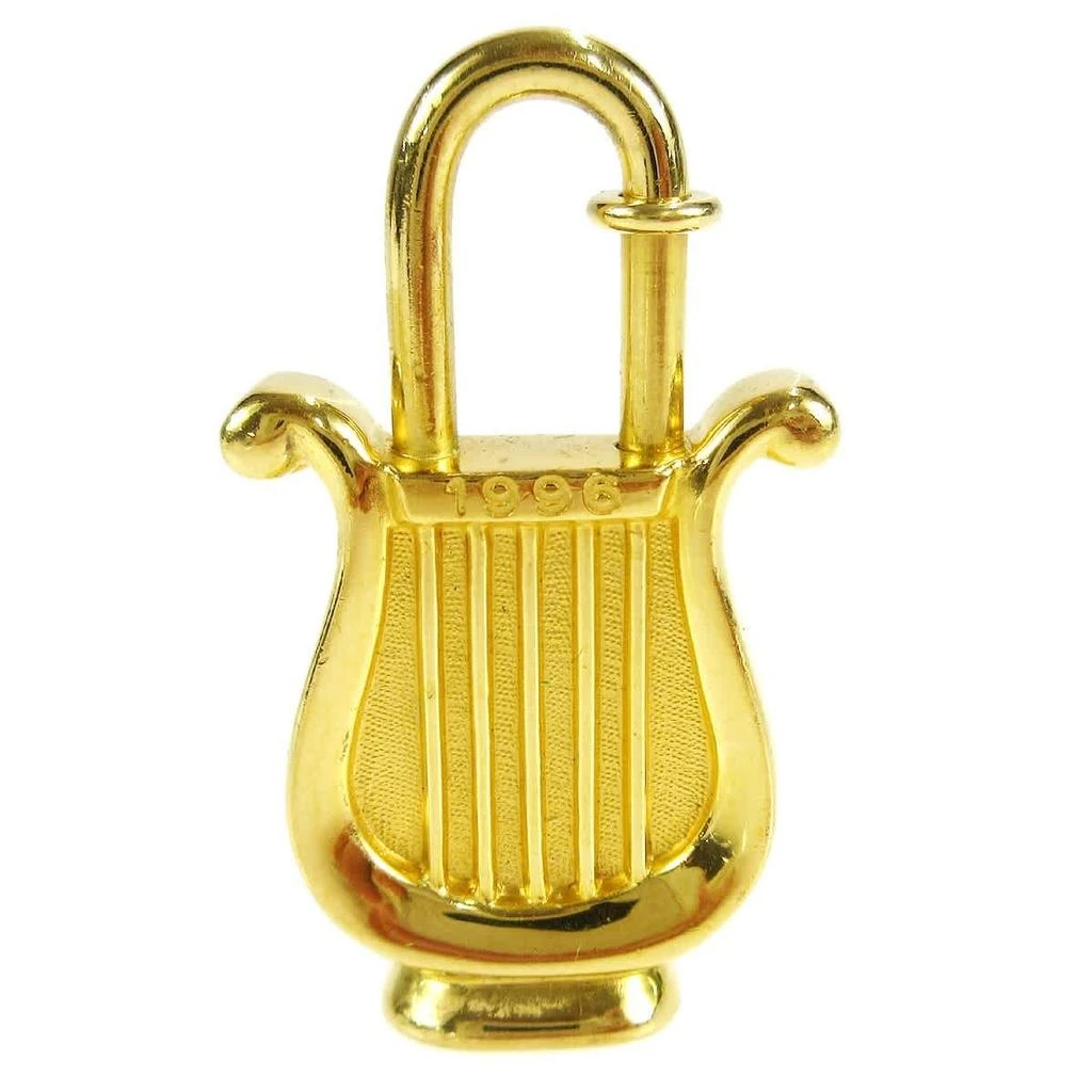 Hermes Harp Cadena Padlock 1996 Limited Metal Design  Charms And Keychains Accessory (Pre-Owned) 2