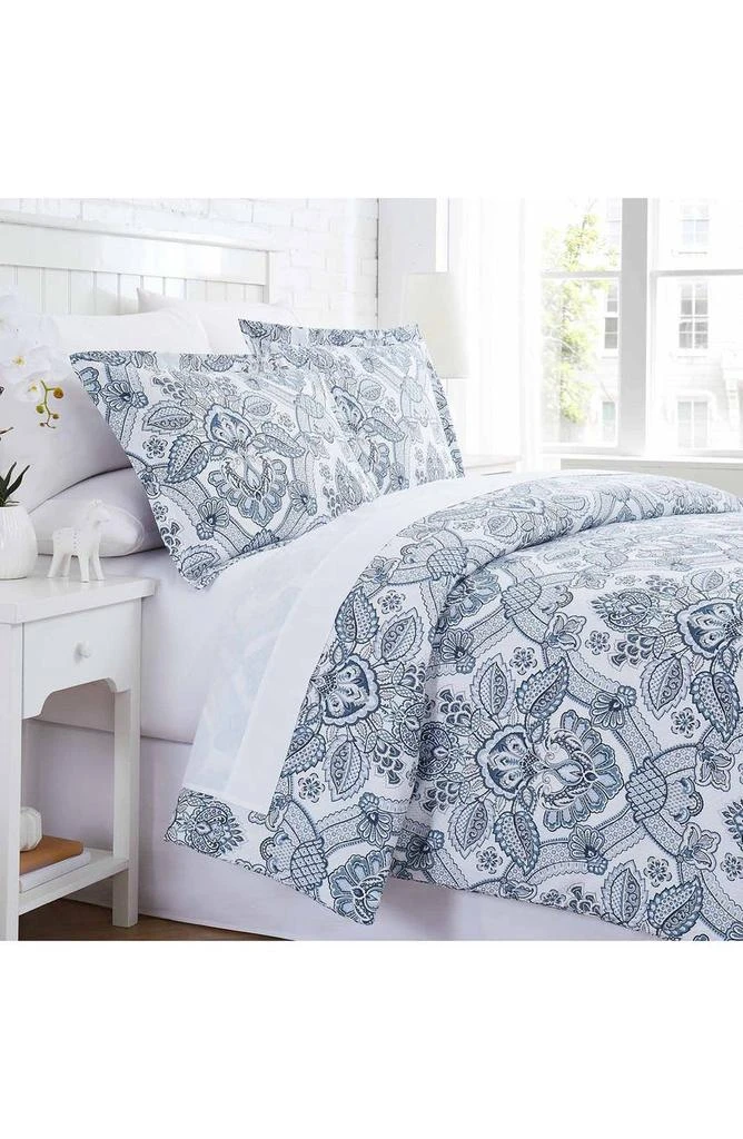 SOUTHSHORE FINE LINENS Enchantment Paisley Print Microfiber Down-Alternative Comforter Set