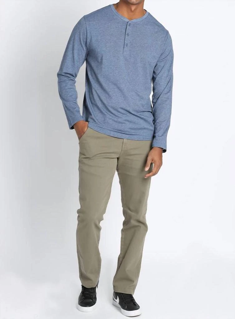 JACHS NEW YORK Jachs New York - Cotton Modal Blend Long Sleeve Henley 4