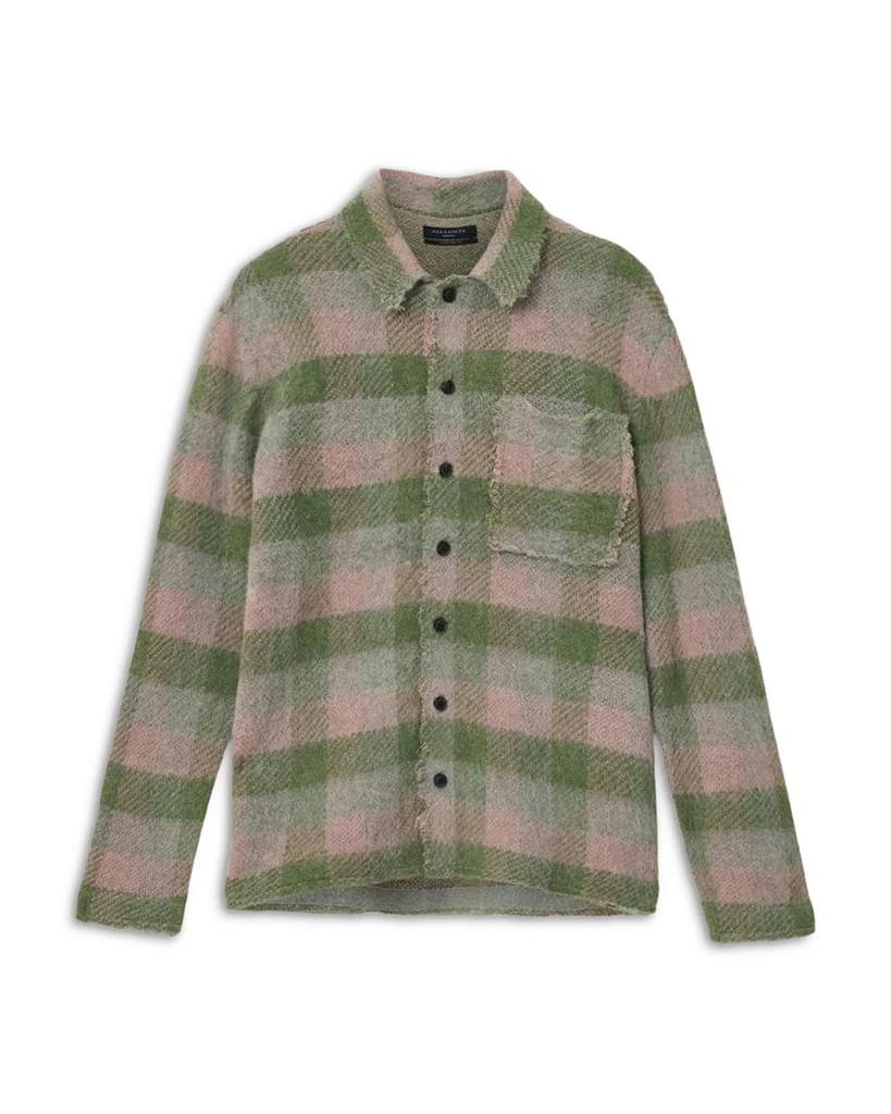 ALL SAINTS Adler Plaid Cardigan 7