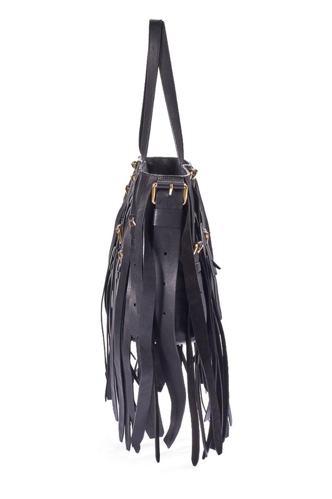Shop Moschino Fringe Detailed Tote Bag on Sale at BeyondStyle