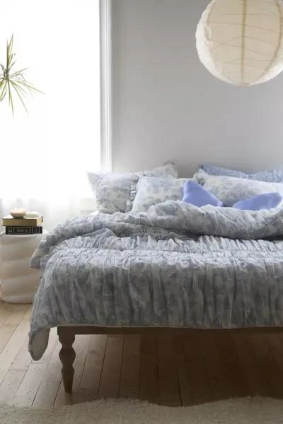 Urban Outfitters Floral Rita Ruffle Comforter 1