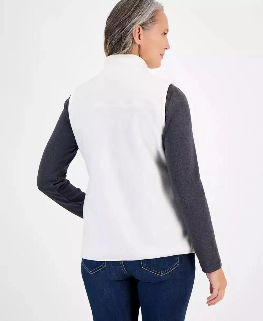 Style & Co Women's Zip-Front Polar Fleece Vest, Created for Macy's 2