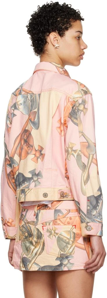 Vivienne Westwood Pink Marlene Denim Jacket 3