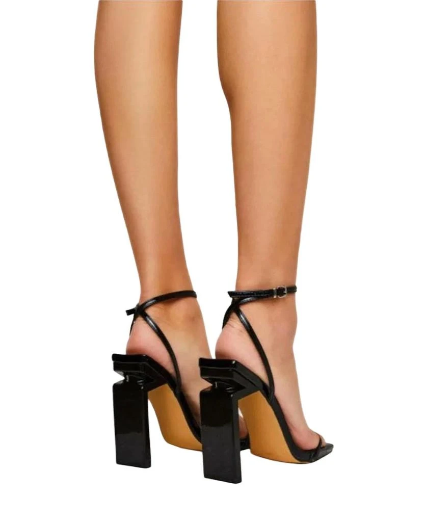 Lemonade Cutout Block Heel In Black 2