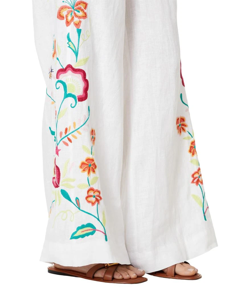 Johnny Was Averi Wide Leg Linen Pant 3