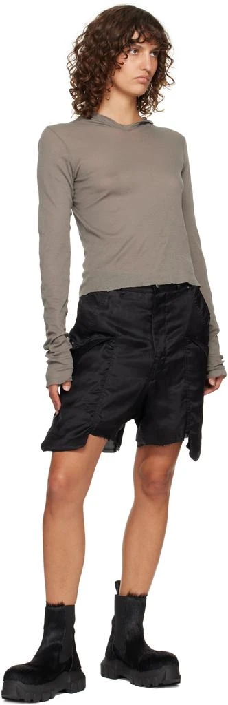 Rick Owens Black Concordians Beatle Bozo Tractors Boots 5