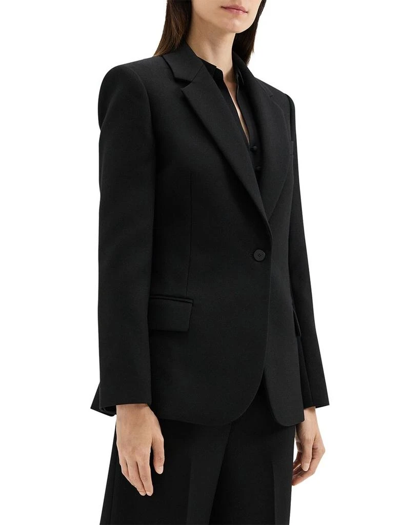 Theory Wool-Blend Fitted Blazer 1