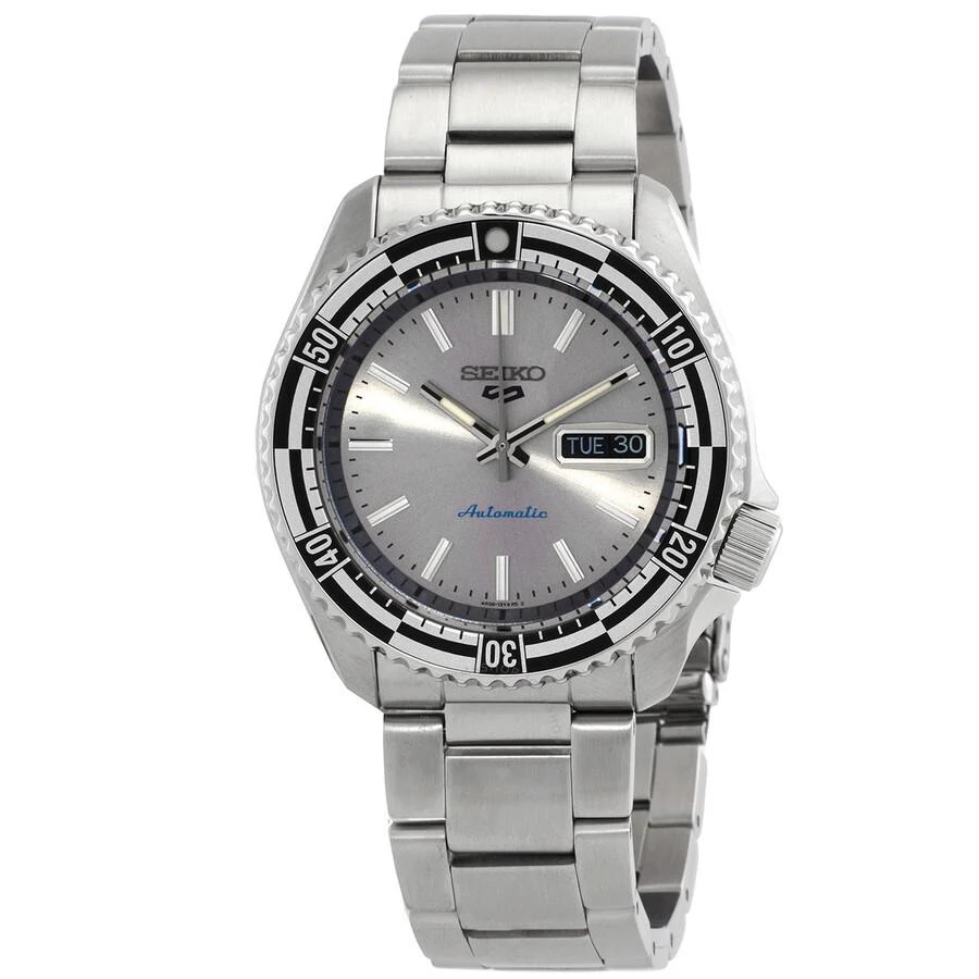 Seiko 5 Sports Automatic Silver Dial Men's Watch SRPK09K1 1