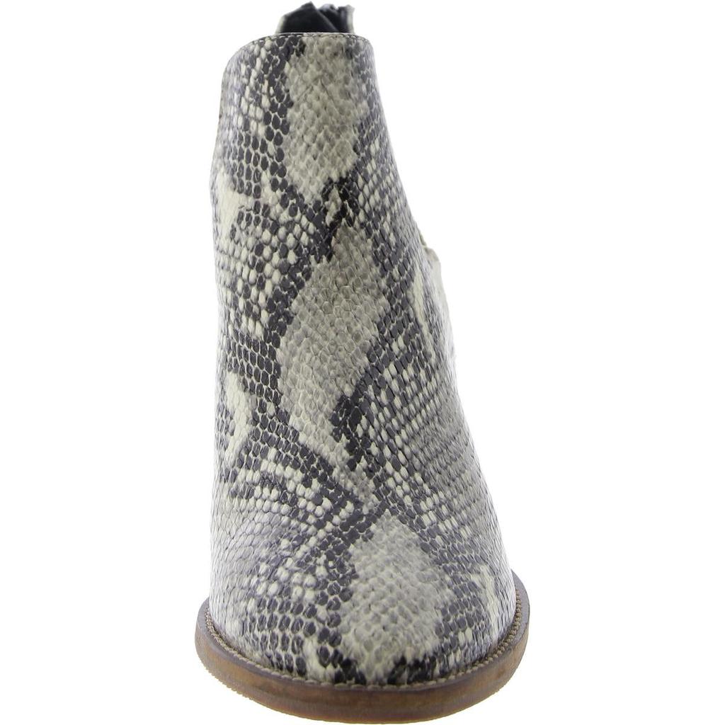 Blondo Womens Leather Slip On Ankle Boots