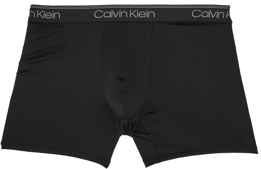Calvin Klein Three-Pack Black Micro Boxer Briefs 2