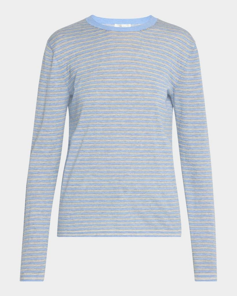 The Row Juhi Stripe Cashmere-Blend Top from Neiman Marcus