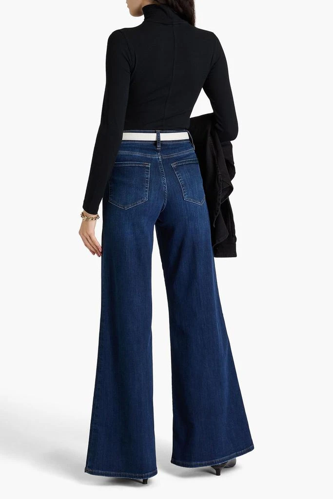 FRAME Ribbed modal-blend jersey turtleneck top 3