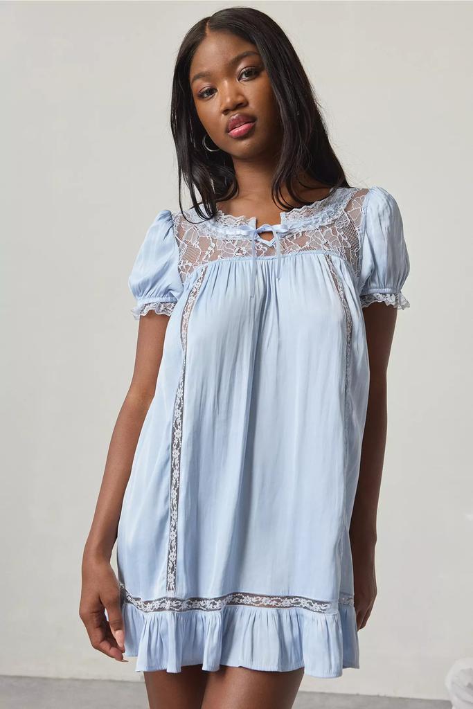 Out From Under Out From Under Juniper Satin Lace Trim Sleep Dress