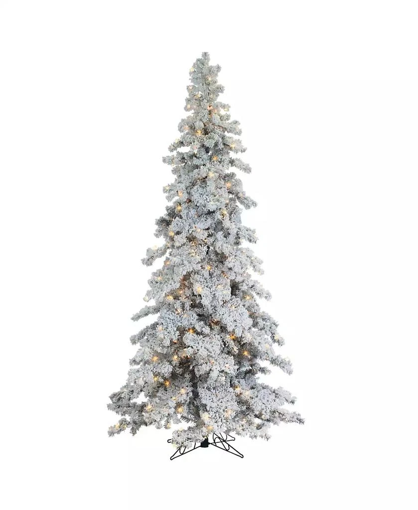 Sterling 9Ft. Heavily Flocked Layered Spruce with 750 clear lights 1