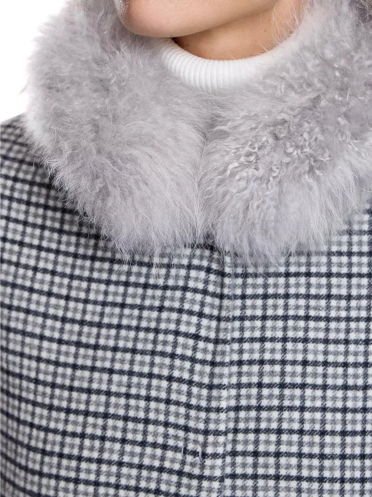 Maximilian Reversible Shearling-Collar Coat 7