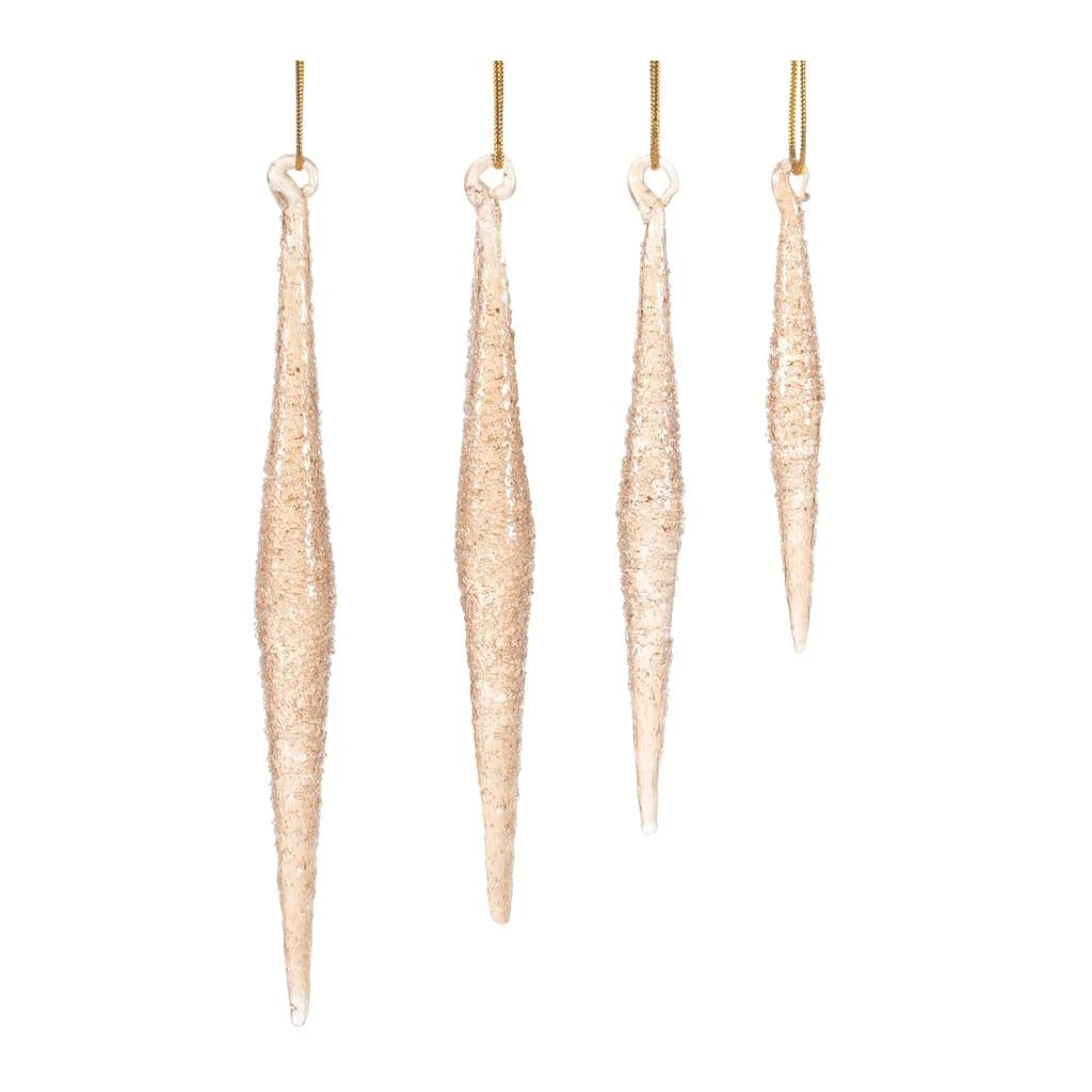 Hivvago Glitter Drop Ornaments – Set of 2