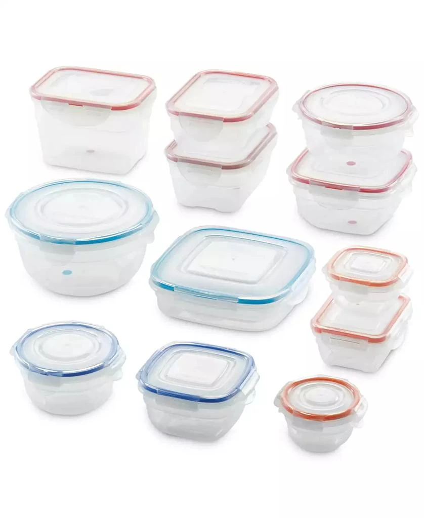 Lock & Lock Easy Essentials 24-Pc. Color Mates Storage Container Set 1