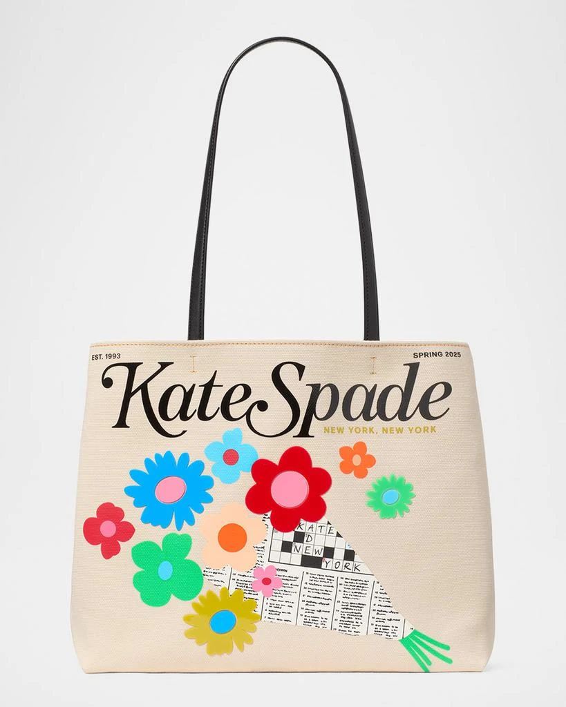 Shop fresh picks flower canvas tote bag on Sale at BeyondStyle - Main Image